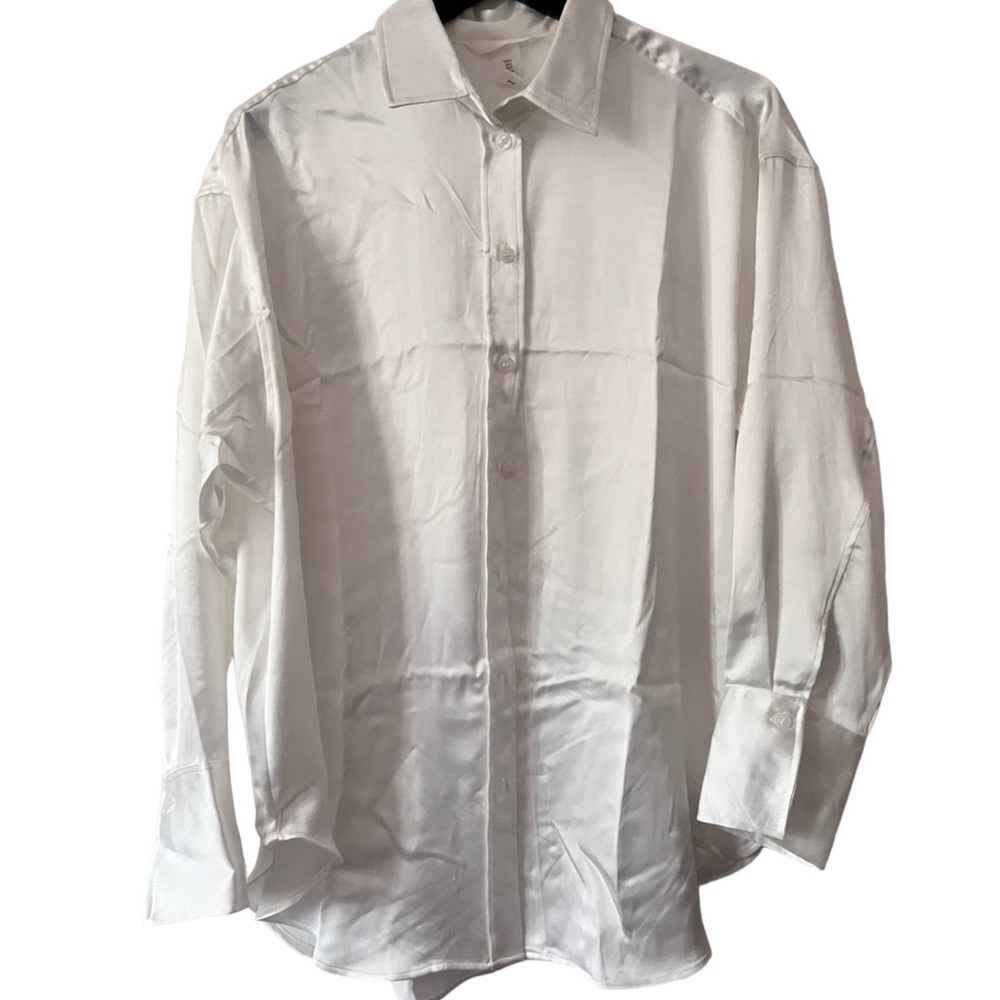 H&M Satin effect shirt